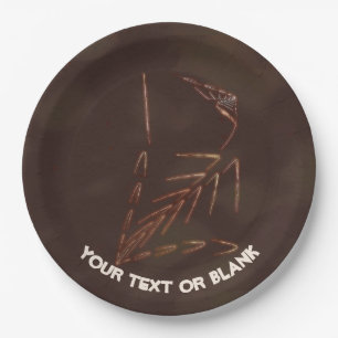 Assiettes En Carton Jurassic fossile
