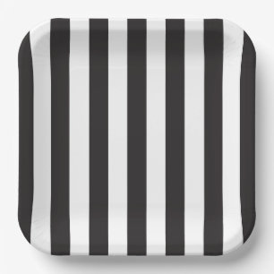 Assiettes En Carton Juventus Torino rayures club de football Italie no