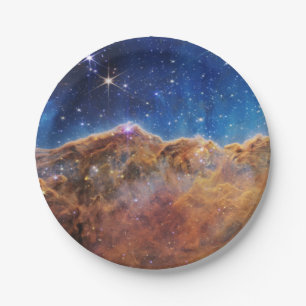 Assiettes En Carton JWST James Webb Télescope Spatial Falaises cosmiqu