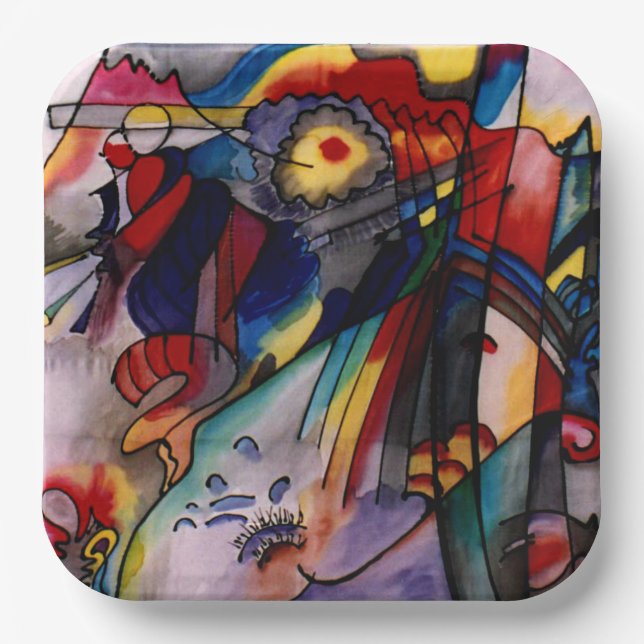 Assiettes En Carton Kandinsky - 293 (Recto)