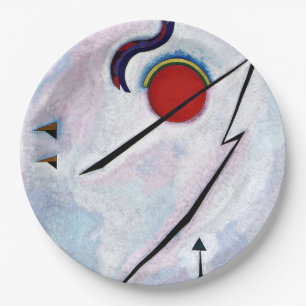 Assiettes En Carton Kandinsky - Ligne angulaire