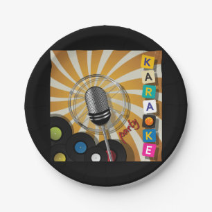 Assiettes En Carton Karaoke