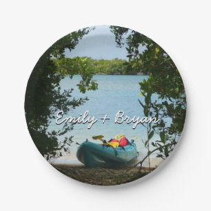 Assiettes En Carton Kayaking aux îles Virgin