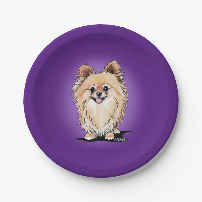 Assiettes En Carton KiniArt Bella Pom (Devant)