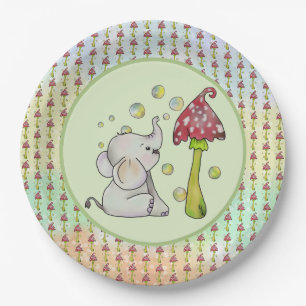 Assiettes En Carton kleiner Elefant pappteller
