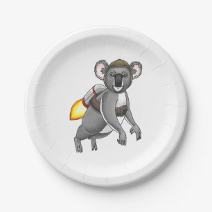 Assiettes En Carton Koala Bear Fusée