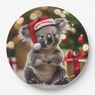 Assiettes En Carton "Koala Kris Kringle : Noël en dessous"