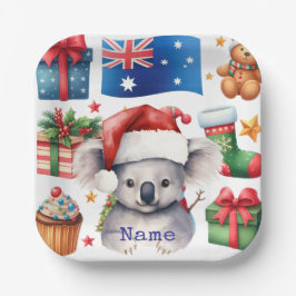 Assiettes En Carton Koala sur le thème de l'Australie