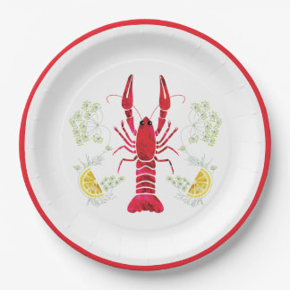 Assiettes En Carton Kräftskiva /Crawfish Boil /Swedish Crayfish Party