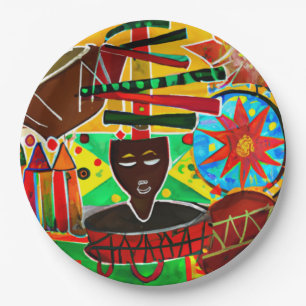 Assiettes En Carton Kwanzaa