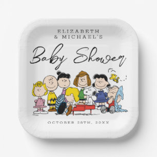 Assiettes En Carton La Bande D'Arachides BABY SHOWER