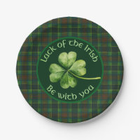 La chance des plaques de papier irlandaises
