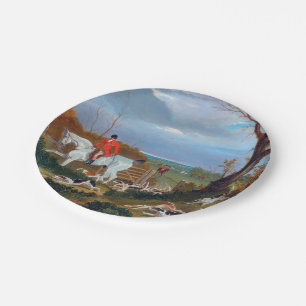 Assiettes En Carton La chasse du Suffolk 1833 Renard