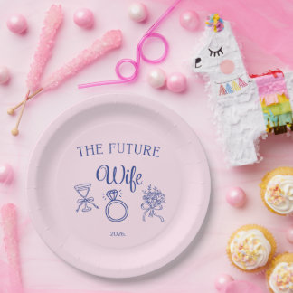 Assiettes En Carton La future épouse 