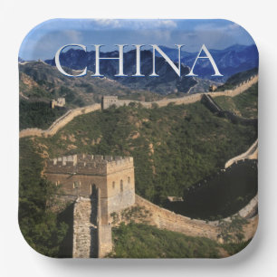 Assiettes En Carton La Grande Muraille Jinshanling, Chine