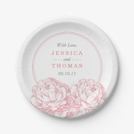 Assiettes En Carton La jolie collection de Mariages floraux Peony