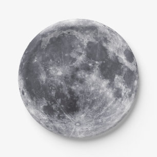Assiettes En Carton La Lune
