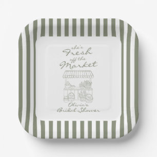 Assiettes En Carton La mariée est fraîchement disponible