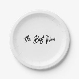 Assiettes En Carton La meilleure maman