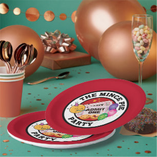 Assiettes En Carton La Mince Pie Party