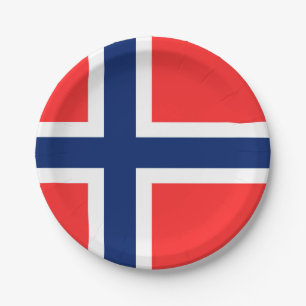 Assiettes En Carton La Norvège