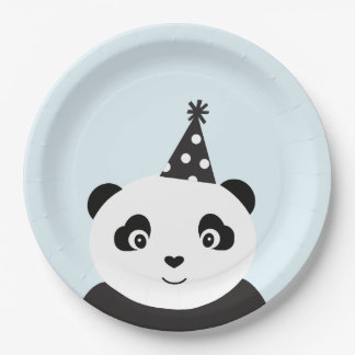 Assiettes En Carton La partie aiment un panda