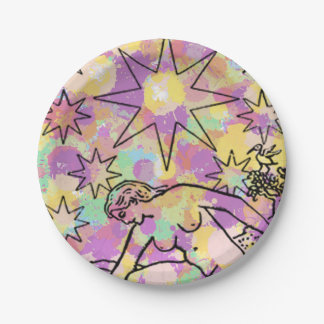 Assiettes En Carton La partie de tarot d'étoile