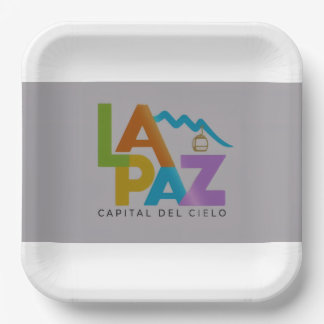 Assiettes En Carton La Paz ville du ciel