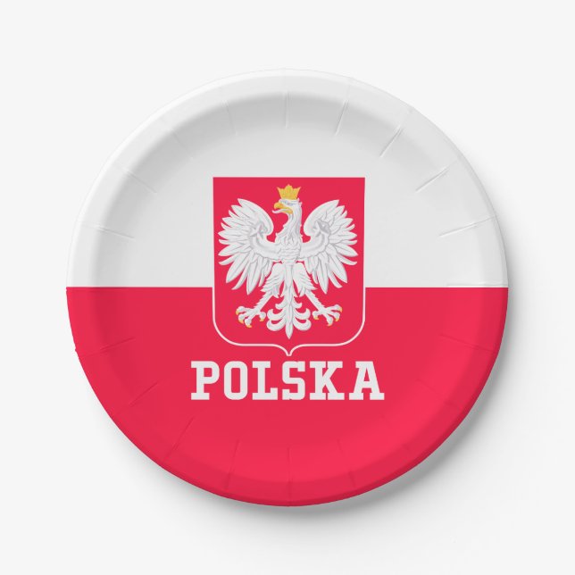 Assiettes En Carton La Pologne (Devant)