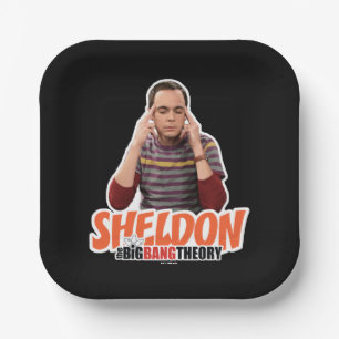 Assiettes En Carton La théorie du Big Bang Sheldon