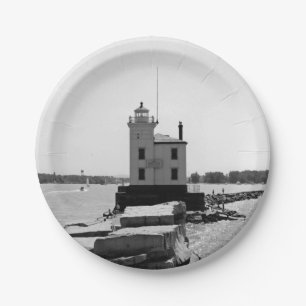 Assiettes En Carton Lac Erie Lighthouse