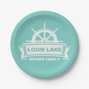 Assiettes En Carton Lac Family