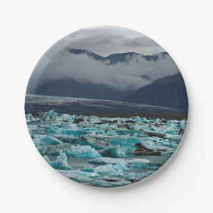 Assiettes En Carton Lac glaciaire Jokulsarlon - Islande