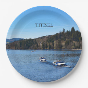 Assiettes En Carton Lac Titisee dans la Forêt-Noire