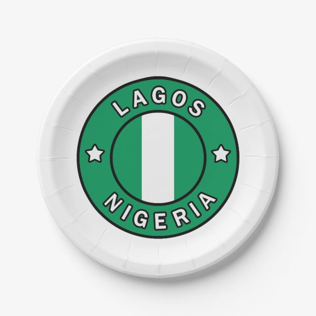 Assiettes En Carton Lagos Nigeria (Devant)