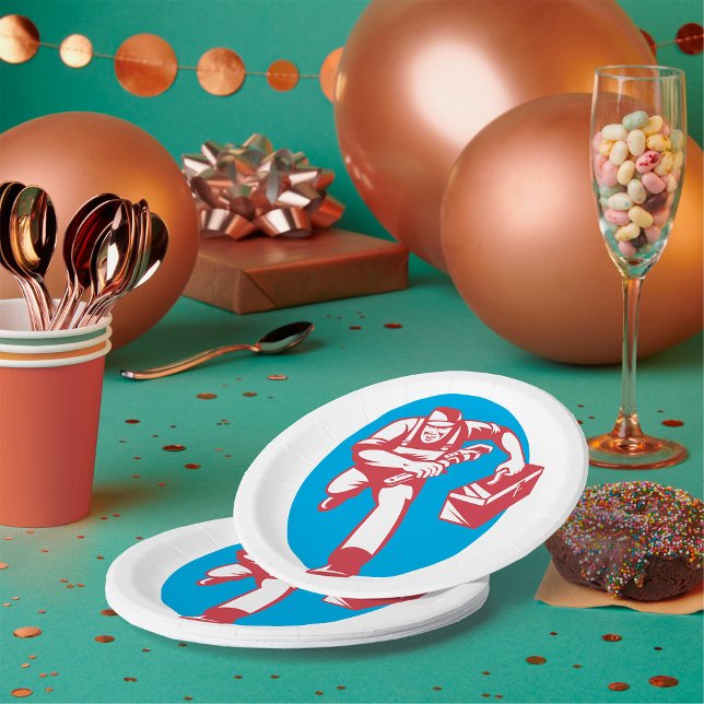 Assiettes En Carton Lancer le plombier (Créateur téléchargé)