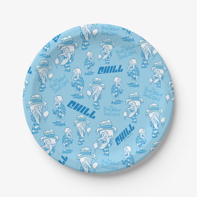 Assiettes En Carton L'ANNÉE SANS Motif SANTA CLAUS™ Snow Miser (Devant)