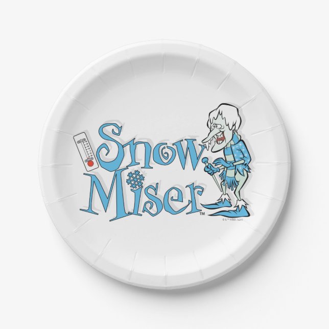 Assiettes En Carton L'ANNÉE SANS SANTA CLAUS™ | Snow Miser (Devant)