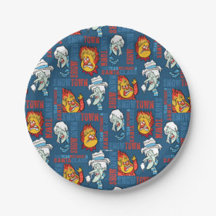 Assiettes En Carton L'ANNÉE SANS Snowtown Showdown SANTA CLAUS™