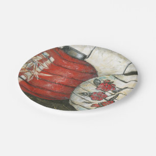 Assiettes En Carton Lanternes chinoises de nouvelle année avec