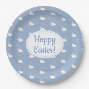 Assiettes En Carton Lapin blanc