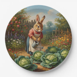 Assiettes En Carton Lapine aux choux