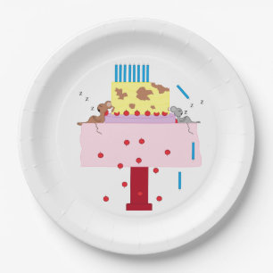 Assiettes En Carton L'après-midi Nap- Anniversaire Beldday