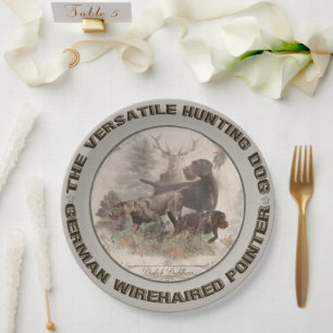 Assiettes En Carton L'autocollant pour chien de chasse polyvalent Magn