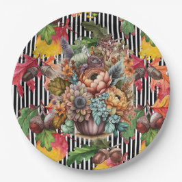 Assiettes En Carton L'automne d'Acorn