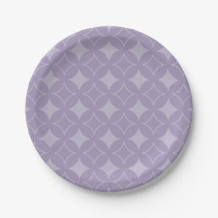 Assiettes En Carton Lavender shippo motif