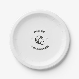 Assiettes En Carton Le ballon de bascule est ma superpuissance