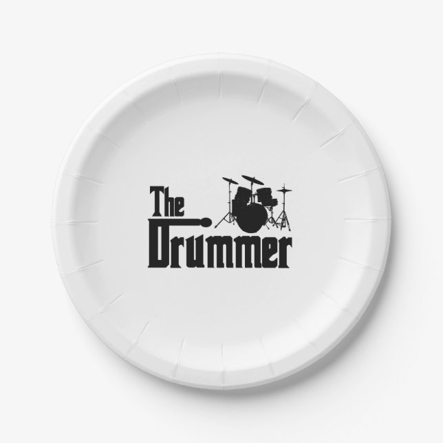 Assiettes En Carton Le batteur (Devant)