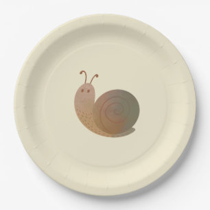 Assiettes En Carton Le bon escargot