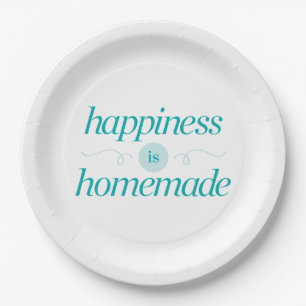 Assiettes En Carton Le bonheur est fait maison